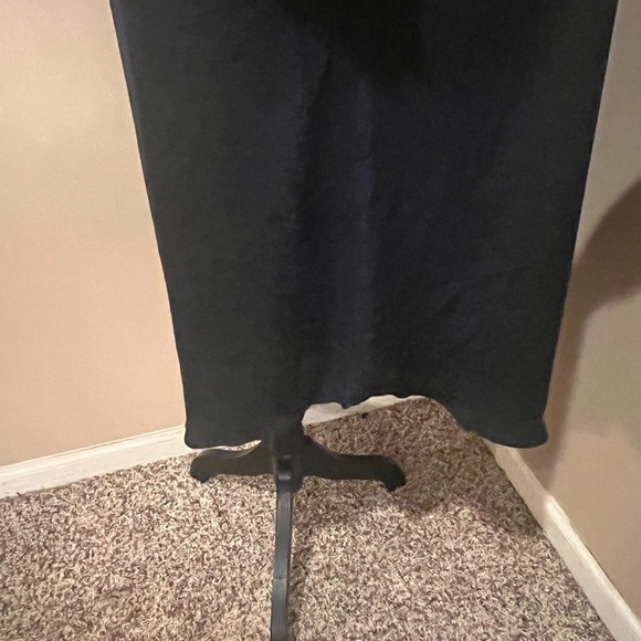 Anthropologie Current Air V Neck Midi Dress, Shirt Hem, Pleated sleeve, Small - Picture 3 of 7